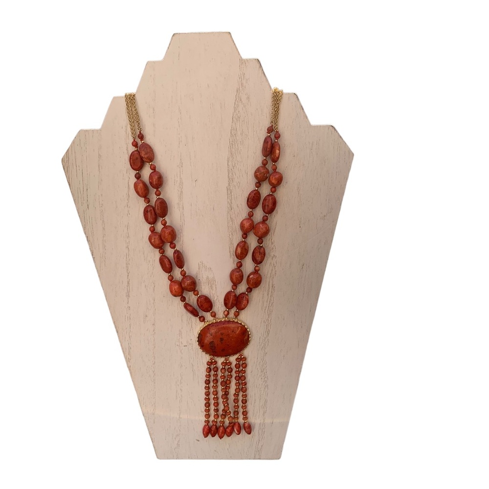 NWT Draper’s and Damon’s Rustic Beaded Necklace